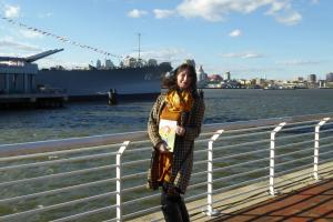 #LillasSunflowers Colleen Rowan Kosinski "Lilla's Sunflowers" Battleship New Jersey Veterans Day
