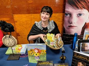 Colleen Rowan Kosinski at the Westchester Children's Book Festival 2019 #ApromiseStitchedInTime #LillasSunflowers